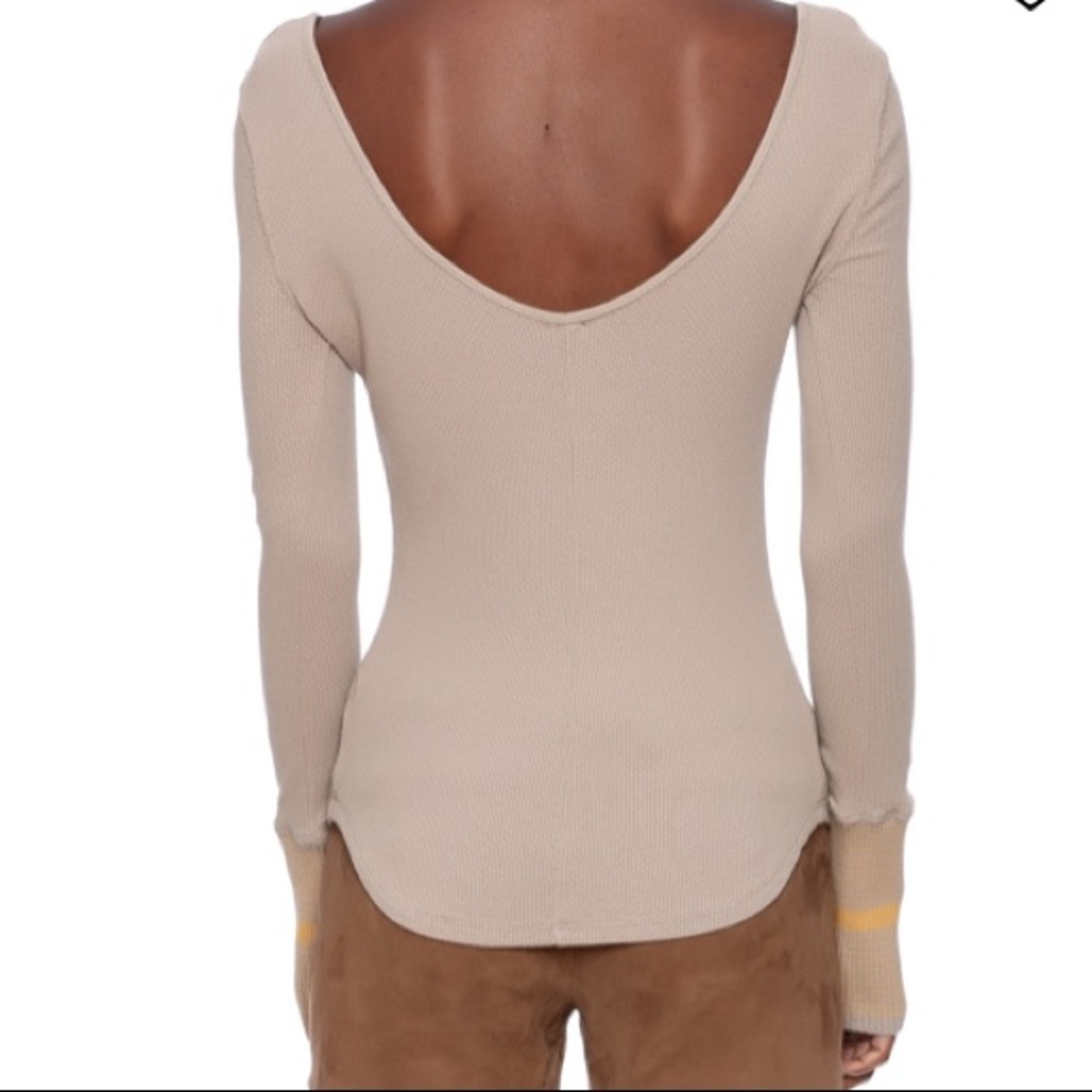 Awesome NWT Free People thermal tee! - Picture 4 of 8